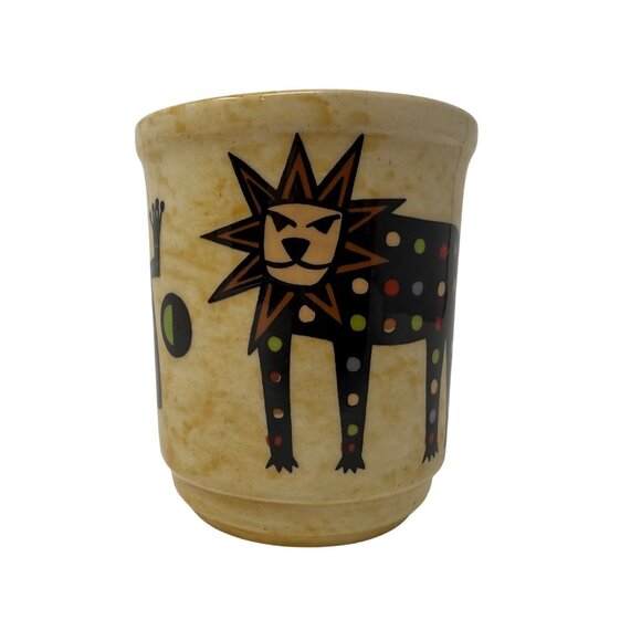 Bread and Badger Space Cat Astronaut Mug, Navy Blue Coffee Cup - Picture 3 of 7